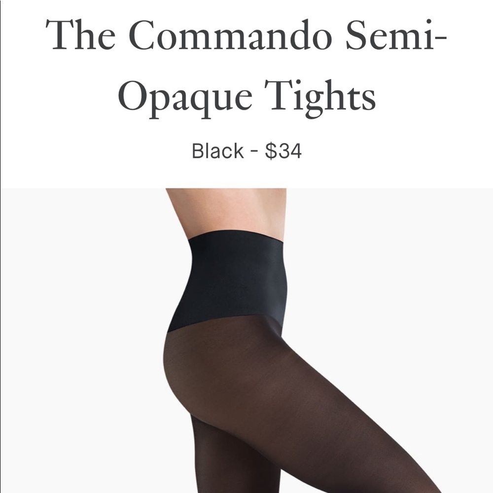 Semi opaque tights